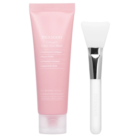 Mixsoon - Collagen Glass Skin Mask - Veido Kaukė su Kolagenu Suteikianti Glass Skin Efektą - 80ml