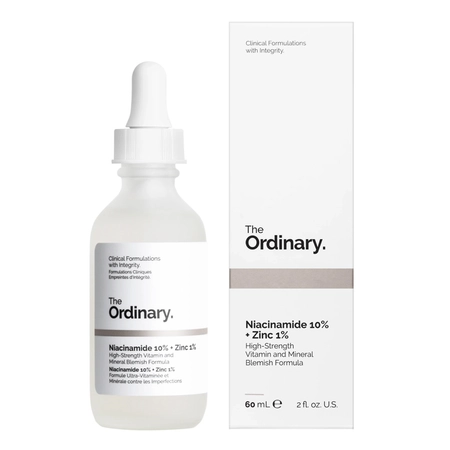 The Ordinary - Niacinamide 10% + Zinc 1% - Serumas su Vitaminu B3 ir Cinku - 60ml