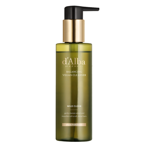 d'Alba - Mild Skin Balancing Vegan Cleanser - Drėkinamasis ir Raminamasis Veido Prausimosi Gelis - 200ml