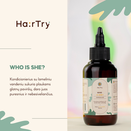 HairTry - Who Is She? - Lamelinis Vanduo - 100ml
