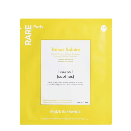 Rare Paris - Trésor Solaire Box – Raminamųjų Lakštinių Kaukių Rinkinys – 5 x 23 ml