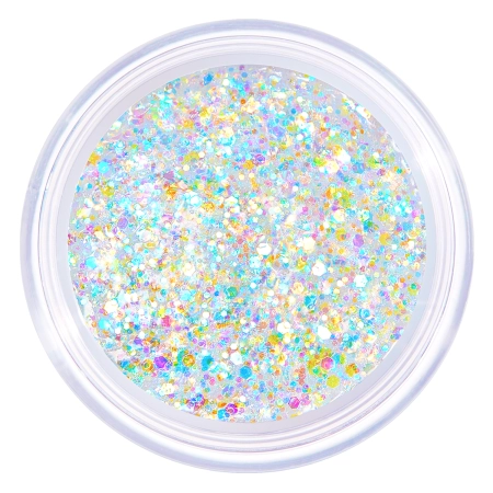 Unleashia - Get Loose Glitter Gel - Blizgučiai Gelyje Veidui ir Kūnui - 2 Starlit Chaser - 4g