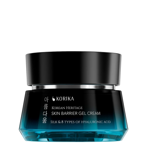 KORIKA - Korean Heritage Silk & 8 Types of Hyaluronic Acid Skin Barrier Gel Cream - Drėkinamasis Veido Kremas-Gelis - 50ml