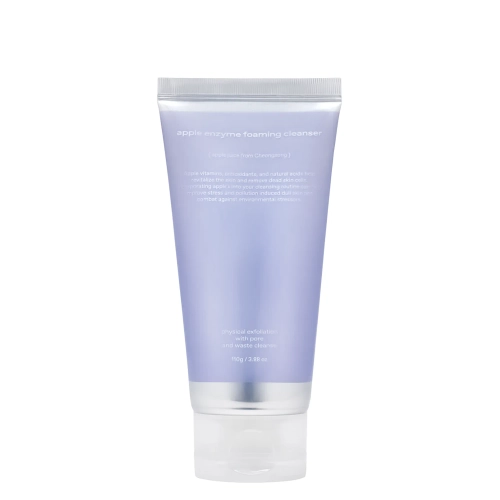 glow - Apple Enzyme Foaming Cleanser - Enziminės Obuolių Veido Prausimosi Putos - 110g