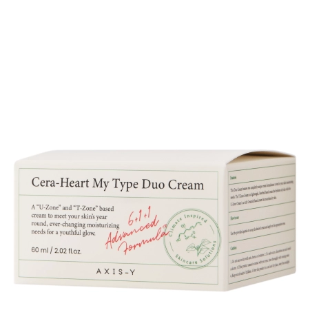 Axis-y - Cera - Heart My Type Duo Cream – Drėkinamasis Veido Kremas – 60 ml