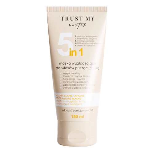 Trust My Sister - 5 Viename Kaukė Vidutinio Porėtumo Plaukams - 150ml