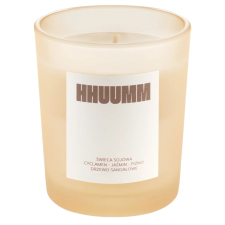HHUUMM - Sojų Vaško Žvakė - Ciklamenas, Jazminas, Sandalmedis - 70g
