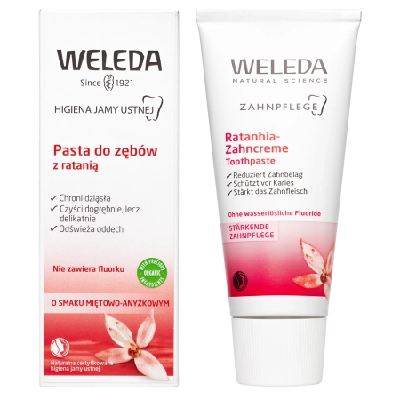 WELEDA - Dantų Pasta su Ratanija - 75ml