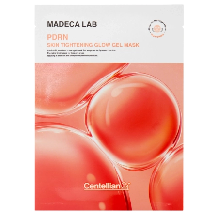 Centellian24 - PDRN Skin Tightening Glow Gel Mask - PDRN Gelinių Veido Kaukų Rinkinys - 5x22ml