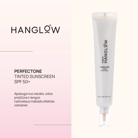 HanGlow - PerfecTone - Tinted Sunscreen SPF 50+ - Gražinamasis Kremas Su Filtru - 02 - 50 ml