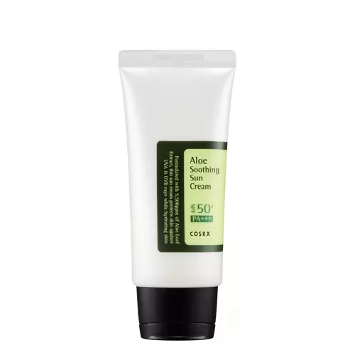 COSRX - Aloe Soothing Sun Cream SPF50+/PA+++ - Drėkinamasis Kremas su Apsauginiais Filtrais nuo Saulės - 50ml