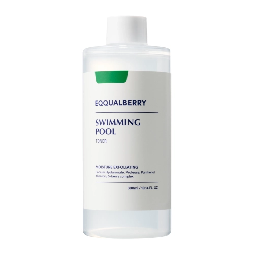 EQQUALBERRY - Swimming Pool Daily Facial Toner - Drėkinamasis ir šveičiamasis veido tonikas - 300ml