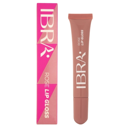 IbIbra Makeup - Maitinamasis Lūpų Blizgis - Rose Lip Gloss - 10ml