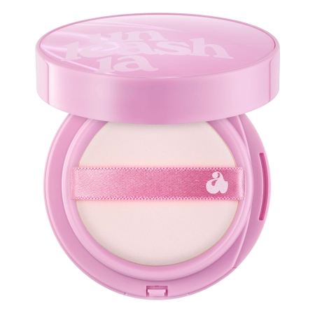 Unleashia - Don't Touch Glass Pink Cushion SPF50+ PA++++ - Cushion Makiažo Pagrindas - #21N Hyaline - 15g