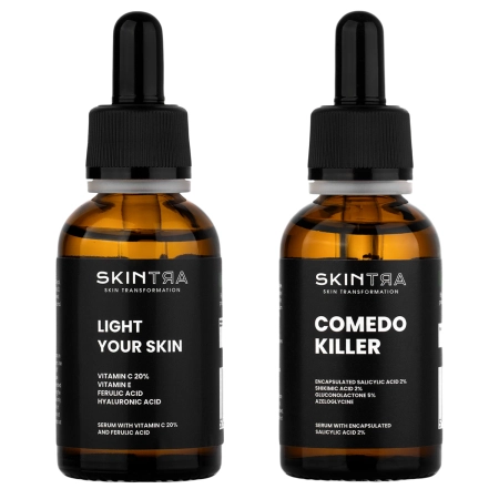 SkinTra - Rinkinys Clear & Bright Duo - 30 ml + 30 ml