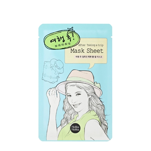 Holika Holika - After Mask Sheet - After Trip - Šviesinamoji ir Drėkinamoji Lakštinė Kaukė - 30g - OUTLET