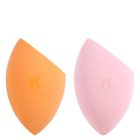 Real Techniques - Miracle Complexion Sponge & Miracle Powder Sponge - Makiažo Kempinėlė + Pudros Kempinėlė