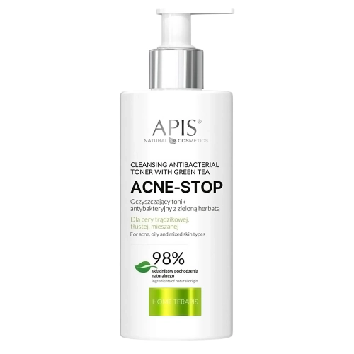 Apis - Home TerApis - Acne-Stop - Valomasis Antibakterinis Tonikas su Žaliąja Arbata - 300ml