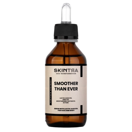 SkinTra - Smoother Than Ever - Serumas su Pieno Rūgštimi 12% Kūnui ir Veidui - 100ml
