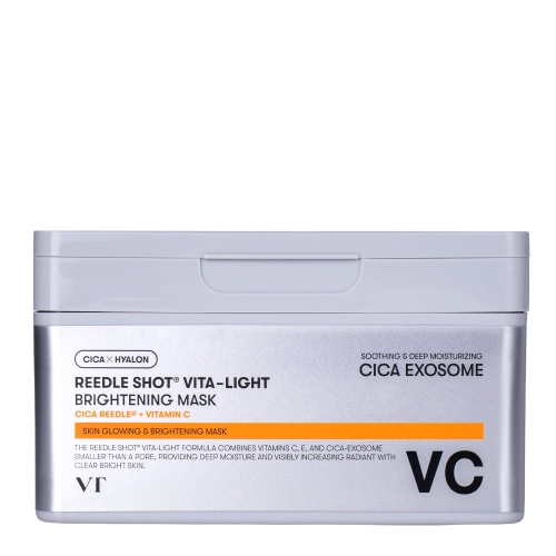 VT Cosmetics - Reedle Shot Vita-Light Brightening Mask - Šviesinamosios Lakštinės Kaukės - 320g/30vnt