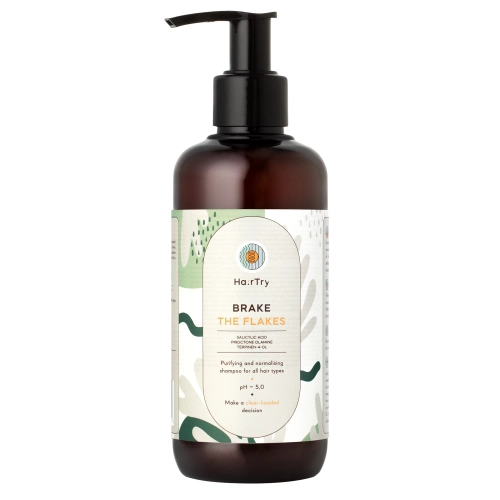 HairTry - Brake the flakes - Normalizuojantis Šampūnas su Salicilo Rūgštimi - 250ml