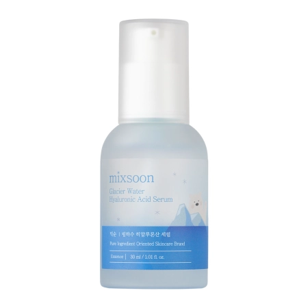 Mixsoon - Glacier Water Hyaluronic Acid Serum - Serumas su Hialurono Rūgštimi ir Ledynų Vandeniu - 30ml