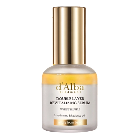 d'Alba - White Truffle Double Layer Revitalizing Serum - Atgaivinantis Veido Serumas - 30ml