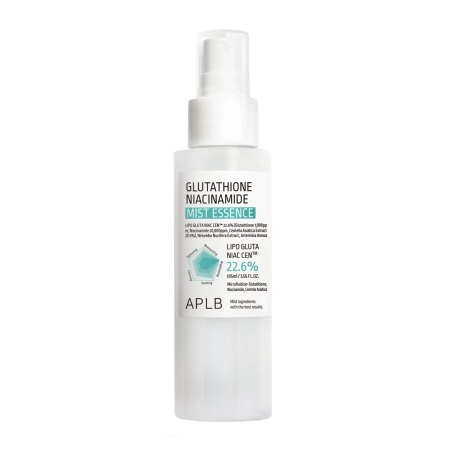 APLB - Glutathione Niacinamide Mist Essence - Šviesinanti Veido Esencija Purškalo Pavidalu - 105ml