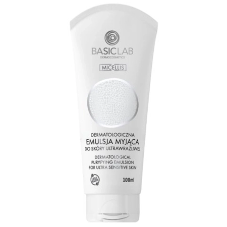 BasicLab - Micellis - Dermatologinė Prausimosi Emulsija Itin Jautriai Odai - 100ml