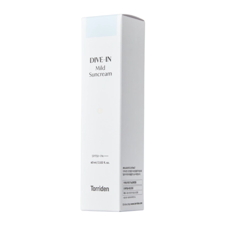Torriden - Dive-In - Mild Sunscreen SPF50+ PA++++ - Drėkinamasis Apsauginis Kremas nuo Saulės - 60ml