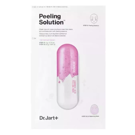 Dr. Jart+ - Dermask Ultra Jet Peeling Solution - Dviejų fazių lakštinė kaukė - 27g