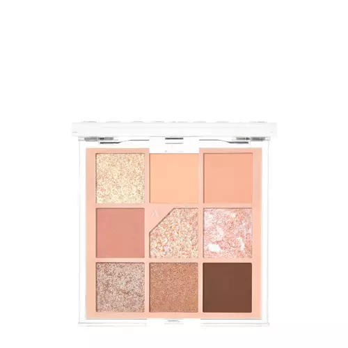 Unleashia - Glitterpedia Eye Palette - Veganiška Akių Šešėlių Paletė - 3 Coralpink spalvos - 6.6g