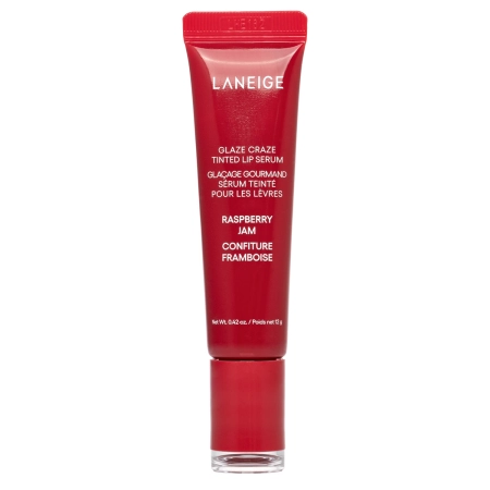 Laneige - Glaze Craze Tinted Lip Serum - Spalvą Suteikiantis Lūpų Serumas - Raspberry Jam - 12g