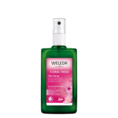 WELEDA - Floral Fresh Deo Spray - Purškiamas Dezodorantas su Laukine Rože - 100ml
