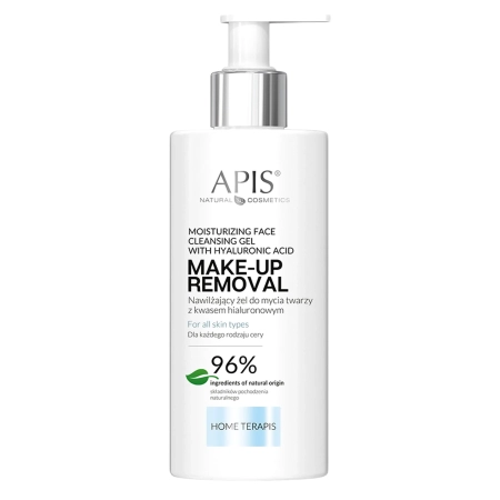 Apis - Moisturizing Face Cleansing Gel with Hyaluronic Acid - Drėkinamasis Veido Prausimosi Gelis su Hialurono Rūgštimi - 300ml