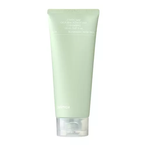 Celimax - Ji.Woo.Gae Cica BHA Acne Foam Cleansing - Valomosios Putos į Spuogus Linkusiai Odai - 150ml