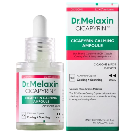 Dr.Melaxin - Cicapyrin Calming Ampoule - Veido Serumas su Azijinės Centelės Egzosomomis - 30ml