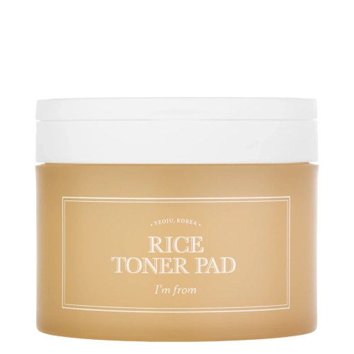 I'm From – Rice Toner Pad – Drėkinamieji ir Šviesinamieji Veido Diskeliai – 60 vnt.