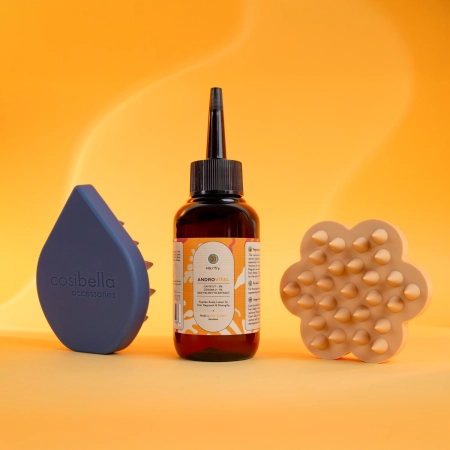 HairTry - AndroVital - Peptidinis Galvos Odos Įtrynimas, Skatinantis Plaukų Ataugimą Ir Stiprinimą - 100ml