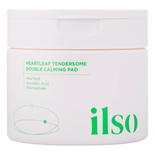 Ilso - Heartleaf Tendersome Double Calming Pad - Raminančios Veido Pagalvėlės - 60 vnt/320 g