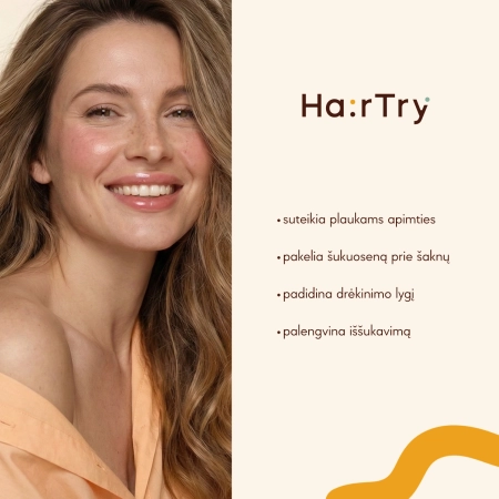 HairTry - Push Up - Šampūnas Suteikiantis Elastingumo ir Apimties - 500 ml