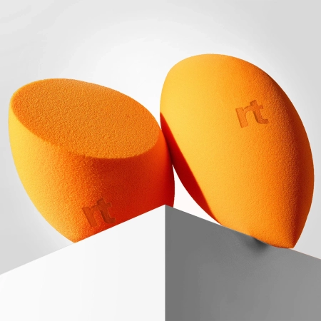 Real Techniques - Miracle Complexion Sponge - Daugiafunkcinė Kempinėlė Skirta Makiažo Pagrindo Dengimui - 1vnt.