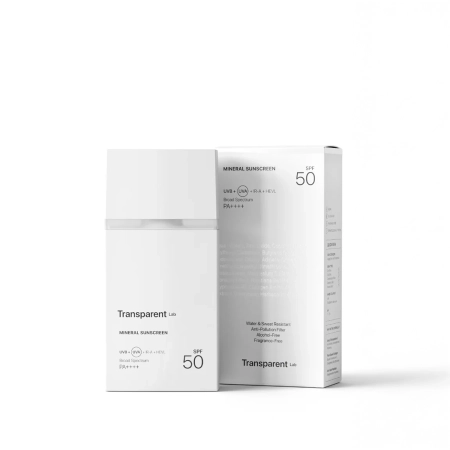 Transparent Lab - Mineral Sunscreen - Mineralinis Kremas su SPF50 Filtru - 100ml