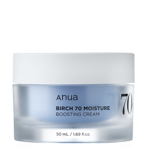 Anua - Birch 70 Moisture Boosting Cream – Drėkinamasis Kremas su Beržų Sula – 50 ml