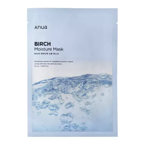 Anua - Birch Moisture Mask – Drėkinamoji Lakštinė Kaukė – 25 ml