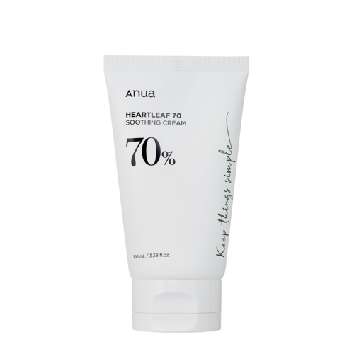 Anua - Heartleaf 70% Soothing Cream – Švelninamasis Veido Kremas su Stimbure – 100 ml