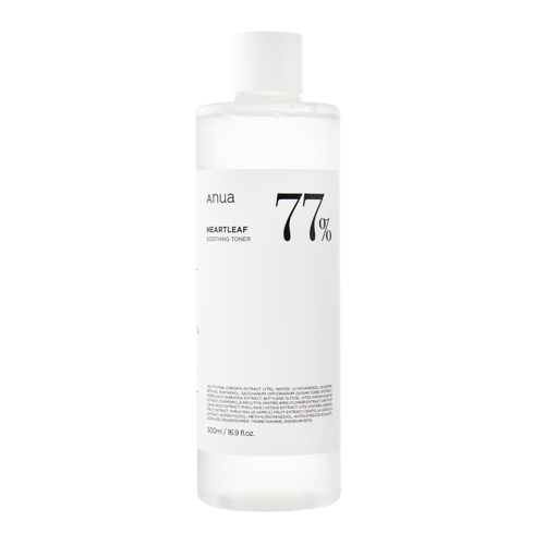 Anua - Heartleaf 77% raminamasis tonikas - raminamasis veido tonikas - 500 ml