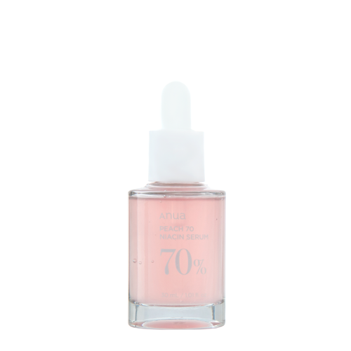 Anua - Peach 70% Niacinamide Serum – Šviesinamasis Serumas su 70 % Persikų Ekstraktu – 30 ml