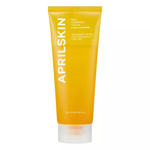 Aprilskin - Real Calendula Low pH Foam Cleanser – Veido Valymo Gelis su Medetkomis – 200 ml