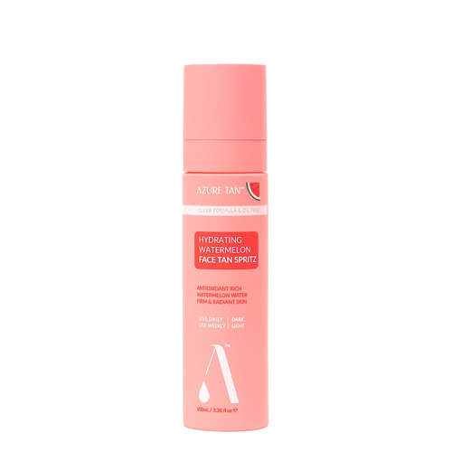 Azure Tan - Hydrating Watermelon Face Tan Spritz – Laipsniško Savaiminio Įdegio Veido Dulksna  – 100 ml